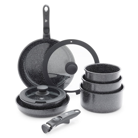 GreenLife Click 10-Piece Set, Speckled Black banner